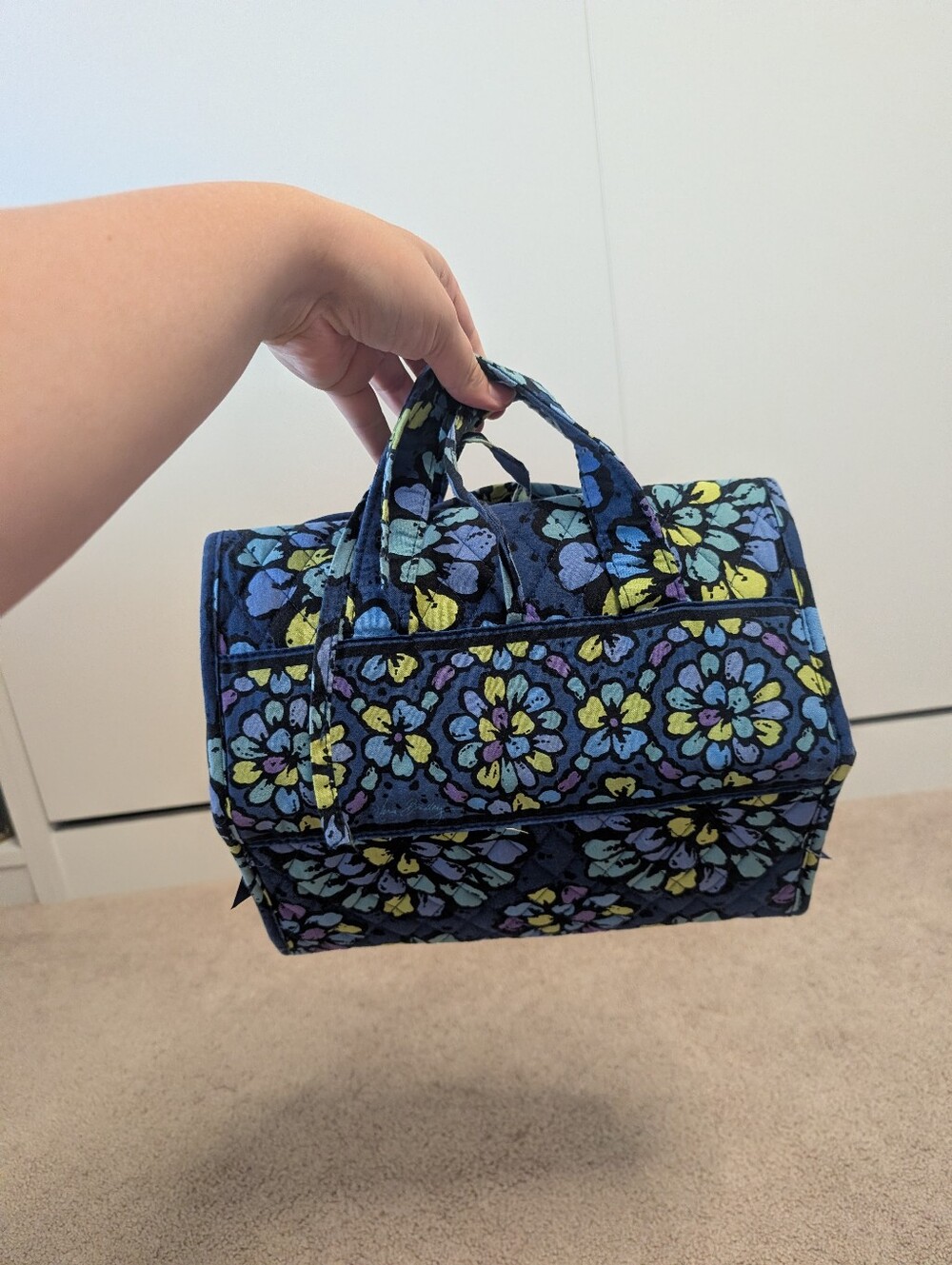 Vera Bradley Quilted Floral Travel Bag